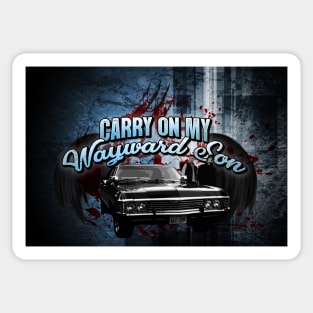 Carry On Supernatural Sticker